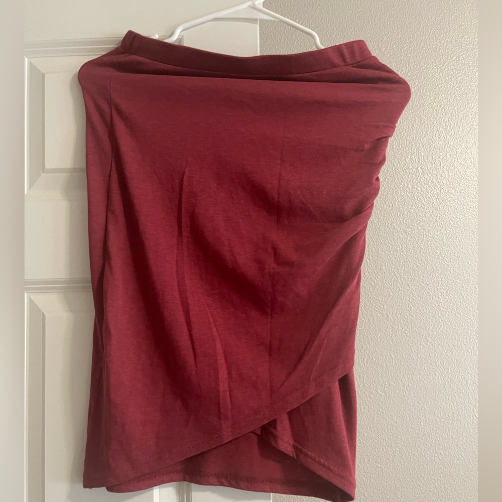 Keith faux wrap skirt